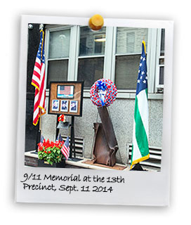 9/11 Memorial at the 13th Precinct, 2014 (9/11/2014)
