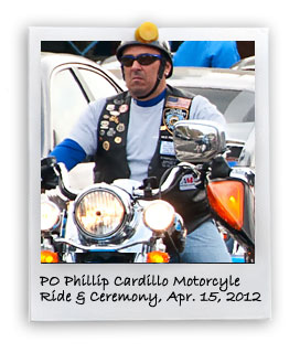 PO Phillip Cardillo Motorcycle Ride & Ceremony (4/15/2012)