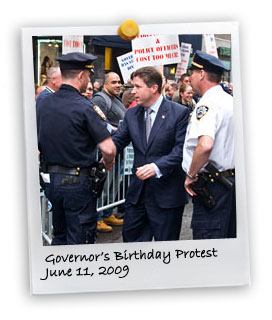 Governor's Birthday Protest (6/11/2009)