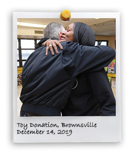 Annual Toys Donation in Brownsville (12/14/2019)