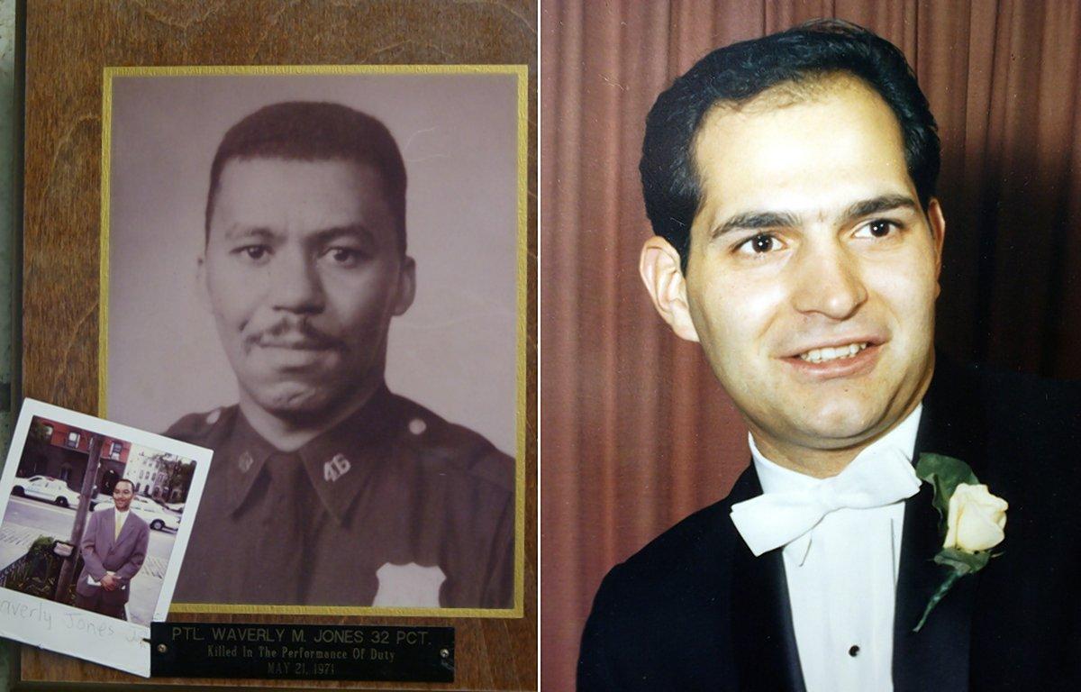 Waverly Jones (left) and Joesph Piagentini were both killed in 1971. (NEW YORK DAILY NEWS / AP)