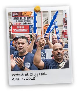 Protest at City Hall, August 1, 2018 (8/1/2018)