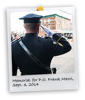 Memorial for P.O. Frank Macri (9/3/2014)