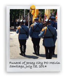 Funeral of Jersey City Police Officer Melvin Santiago (7/18/2014)