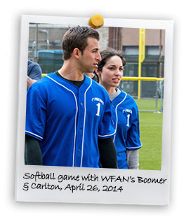 NYPD's 1st Precinct vs. Boomer & Carton Softball (4/26/2014)