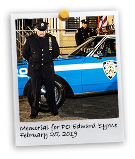 Memorial for Slain Police Officer Edward Byrne in the 103 Pct. (2/25/2019)