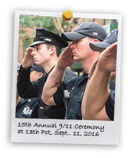 9/11 Memorial at the 13th Precinct, 2016 (9/11/2016)