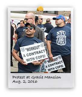 Protest at Gracie Mansion (8/2/2016)